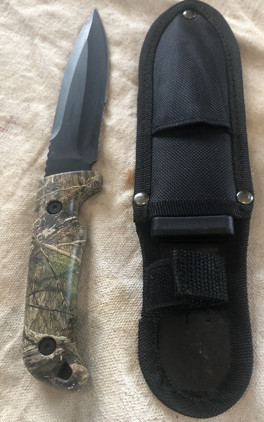 Ozark Trail Hunting Knives Fixed Blade Knife Manual Open