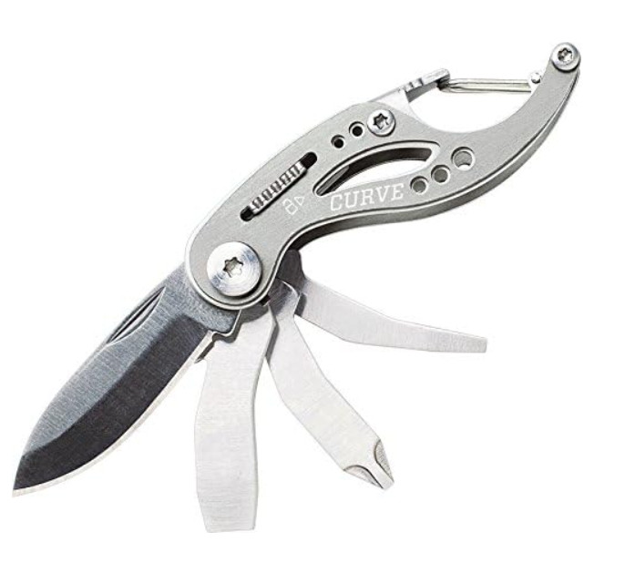 NEW Gerber Gear Curve Multi-Tool Screwdriver and Pocket Knife Set Keychain