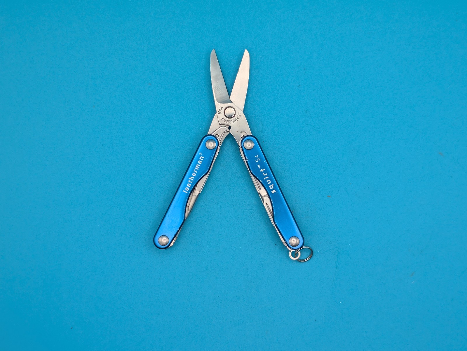 Leatherman Squirt S4 Multi-Tool, Key Ring, Retired, BLUE!