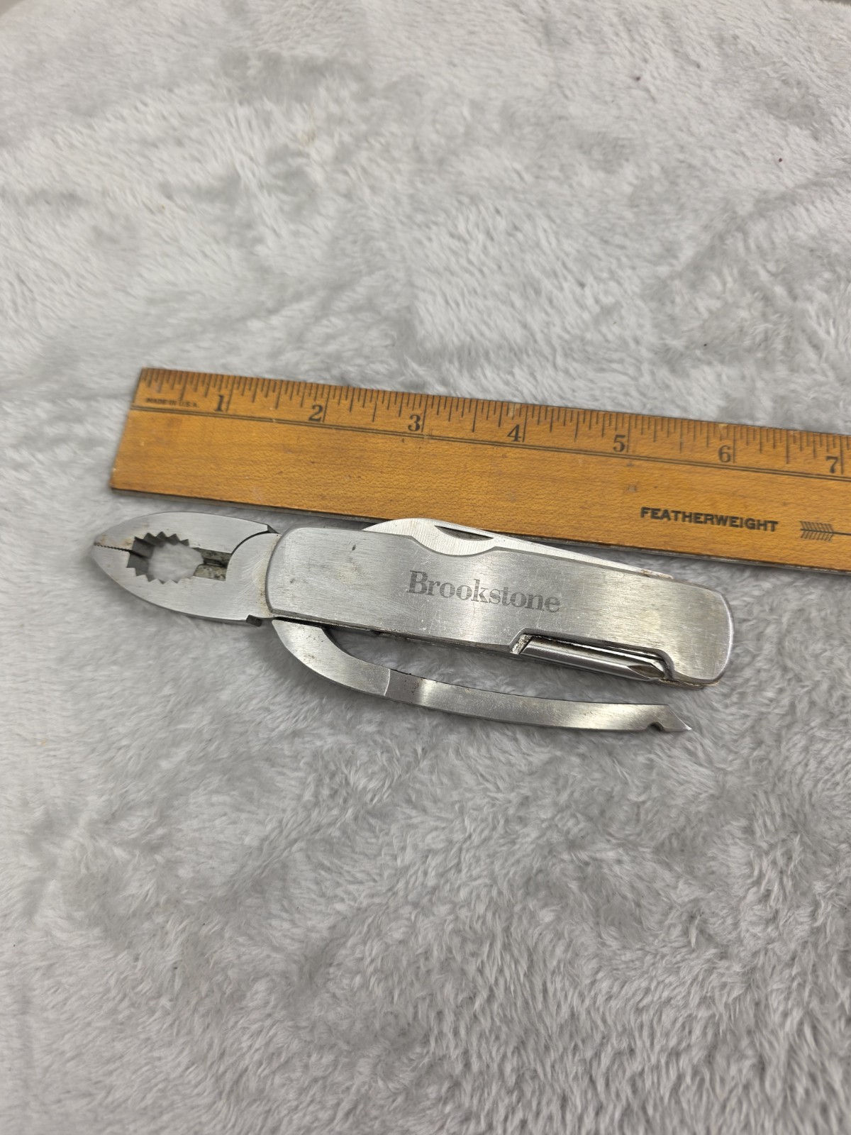 Brookstone Multi Tool 9 Functions 6” Long 11.6 Ounces