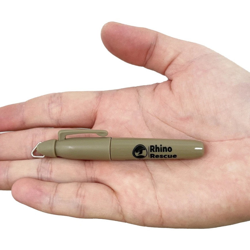 10pcs Rhino Rescue Tactical Permanent Marker Pens Camping Hiking Gear Set – NEW