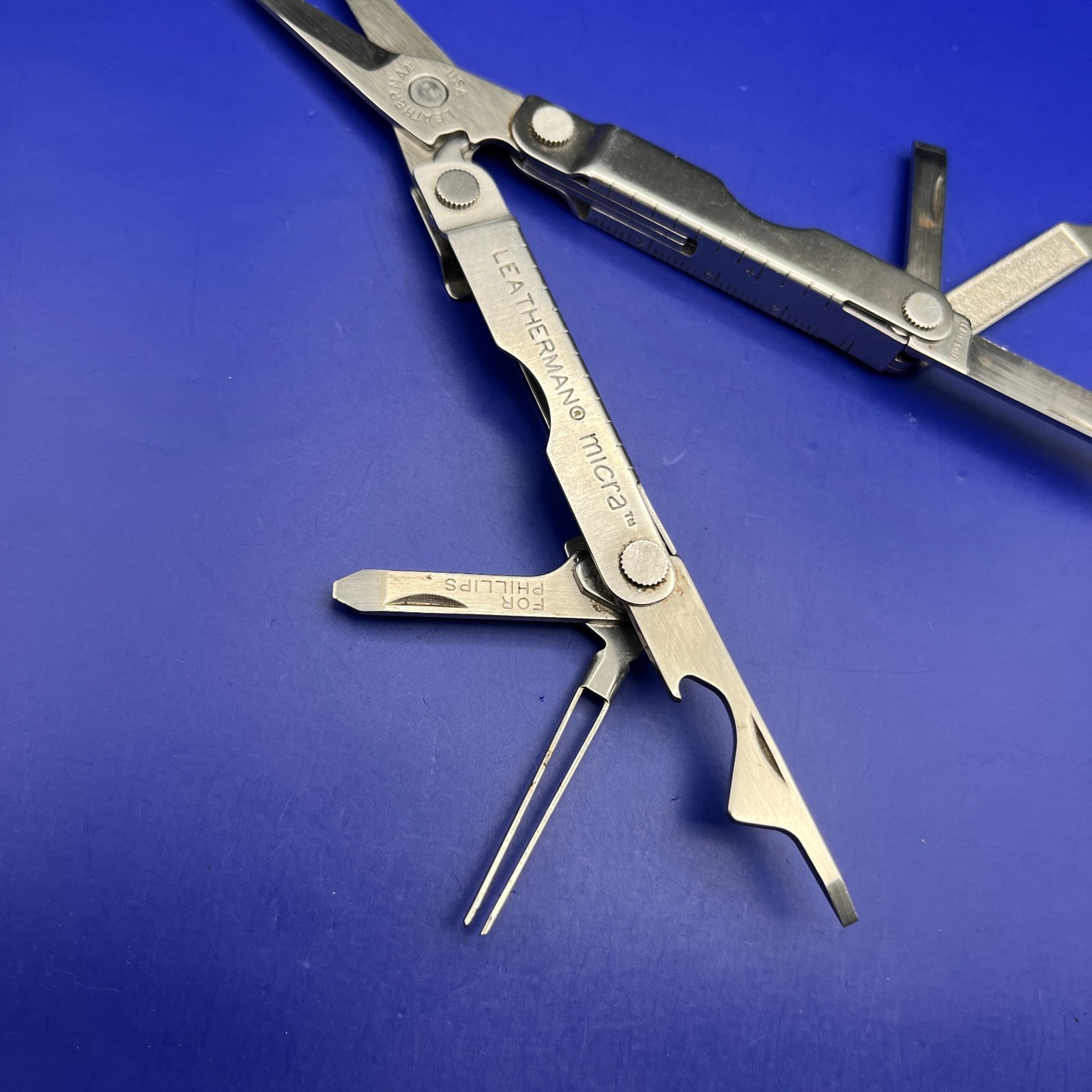 Leatherman Micra Multi-Tool Knife, Scissors- Stainless Steel
