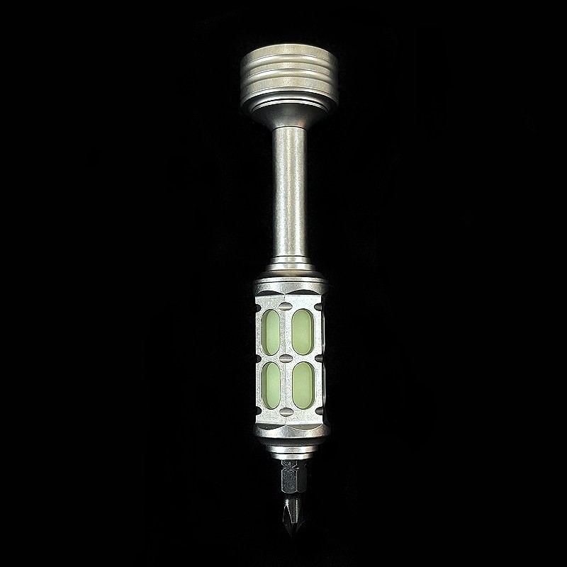 EDC PEI Titanium Pocket Screwdriver Phillips Flat Bit Outdoor Riding Multi Tools