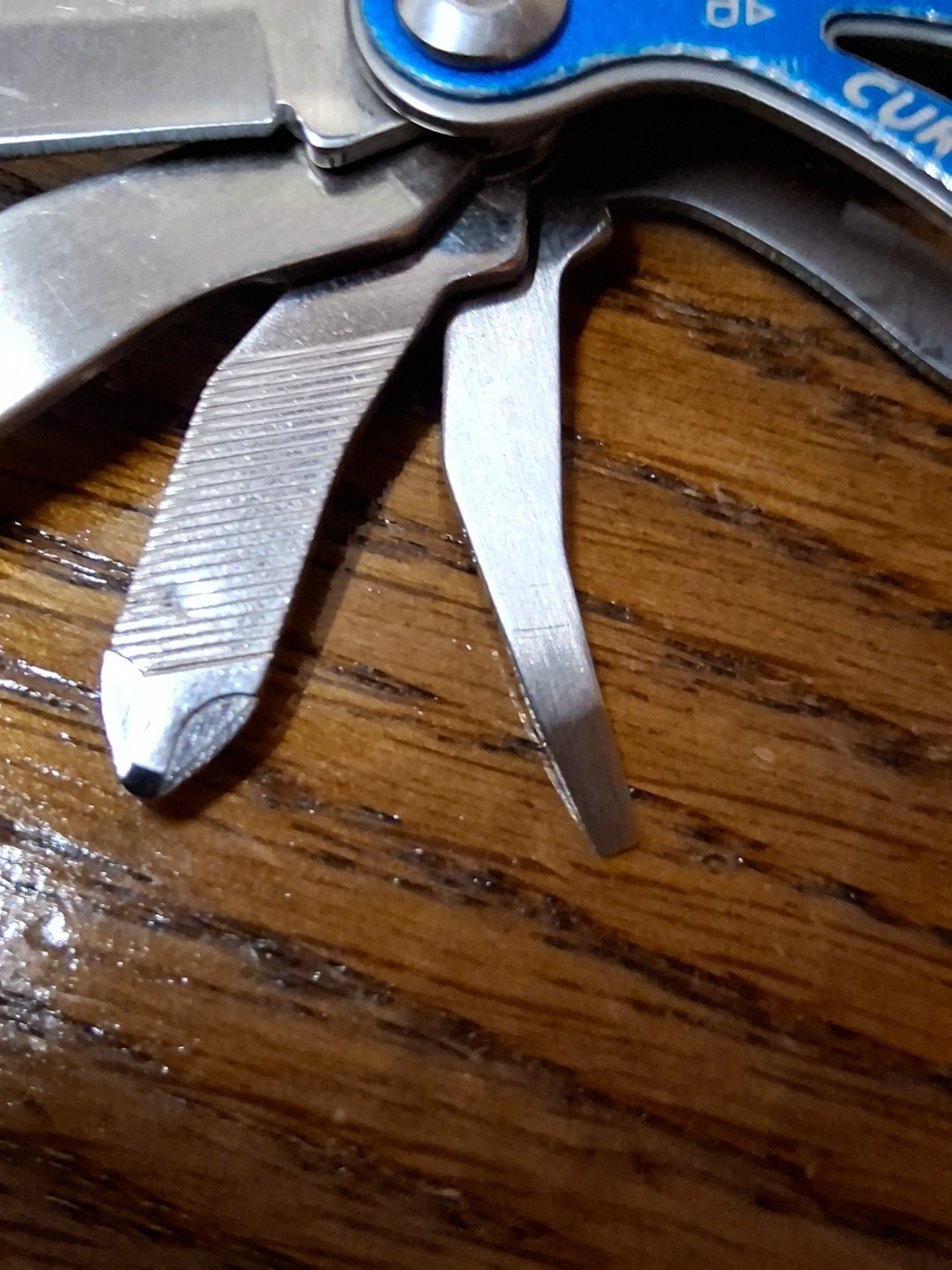 Blue Gerber Curve Mini Multitool, Locking Blades, Great Condition