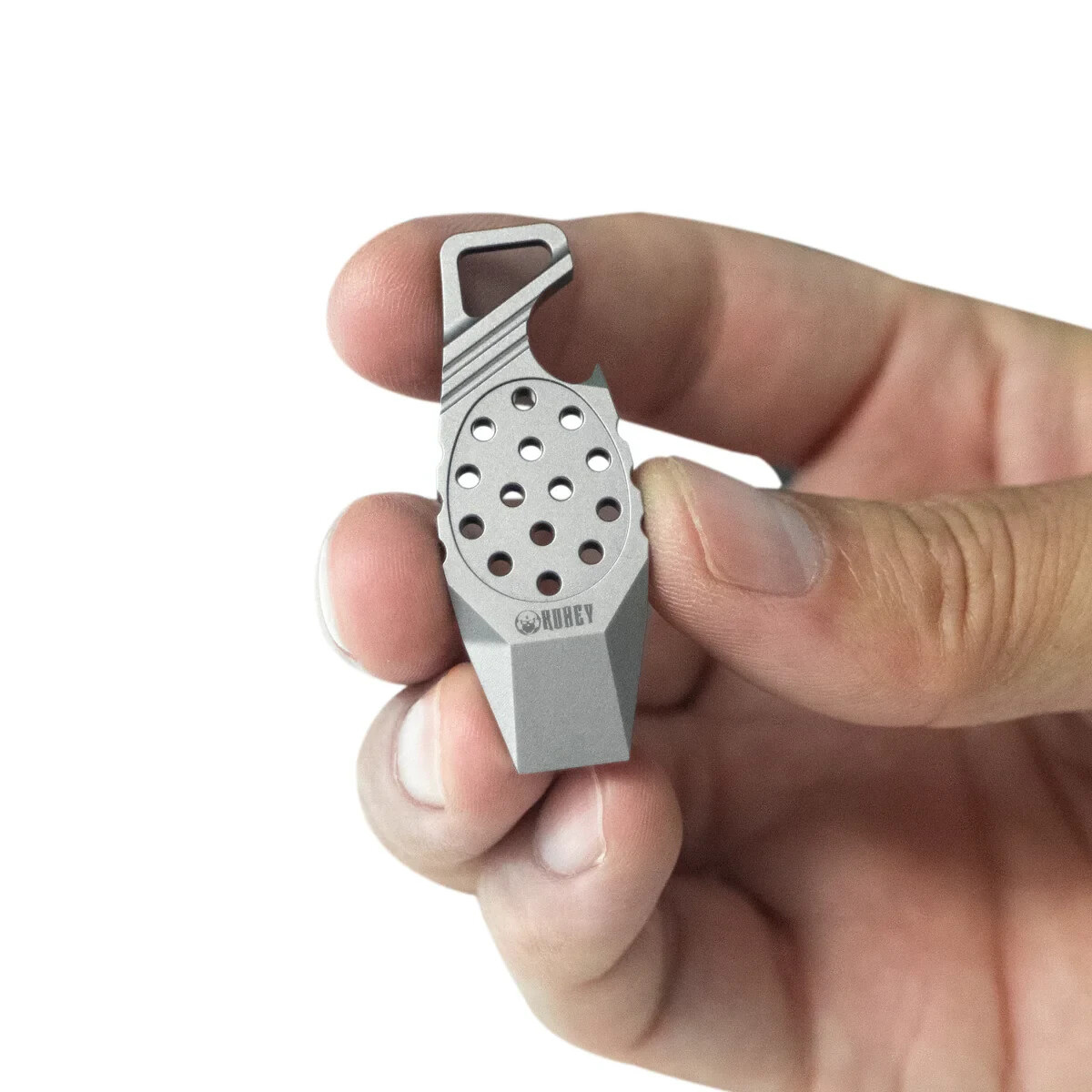 Kubey Gray Titanium Multi Tool With Bottle Opener Pry Bar Loop For Lanyards
