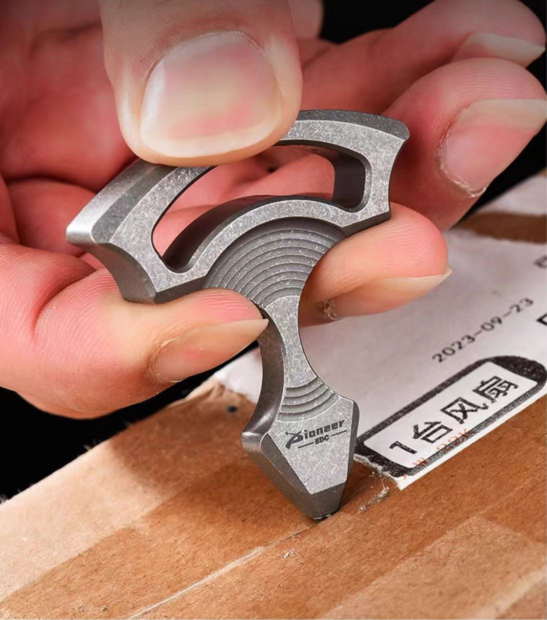 Titanium Pocket Pendant Mini Bottle Opener Keychain Multifunction EDC