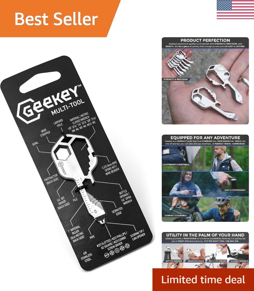 Ultra-Portable Keychain Multi-Tool with Innovative Design – Everyday Essential