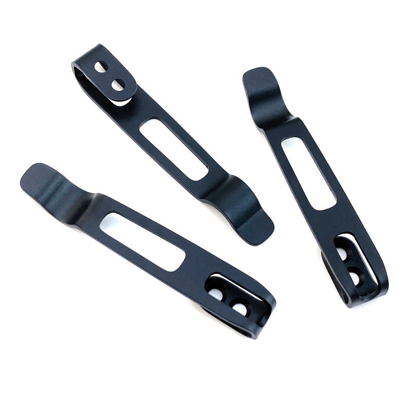 Titanium CNC Pocket Clip for Folding Knife EDC DIY Replacement Part