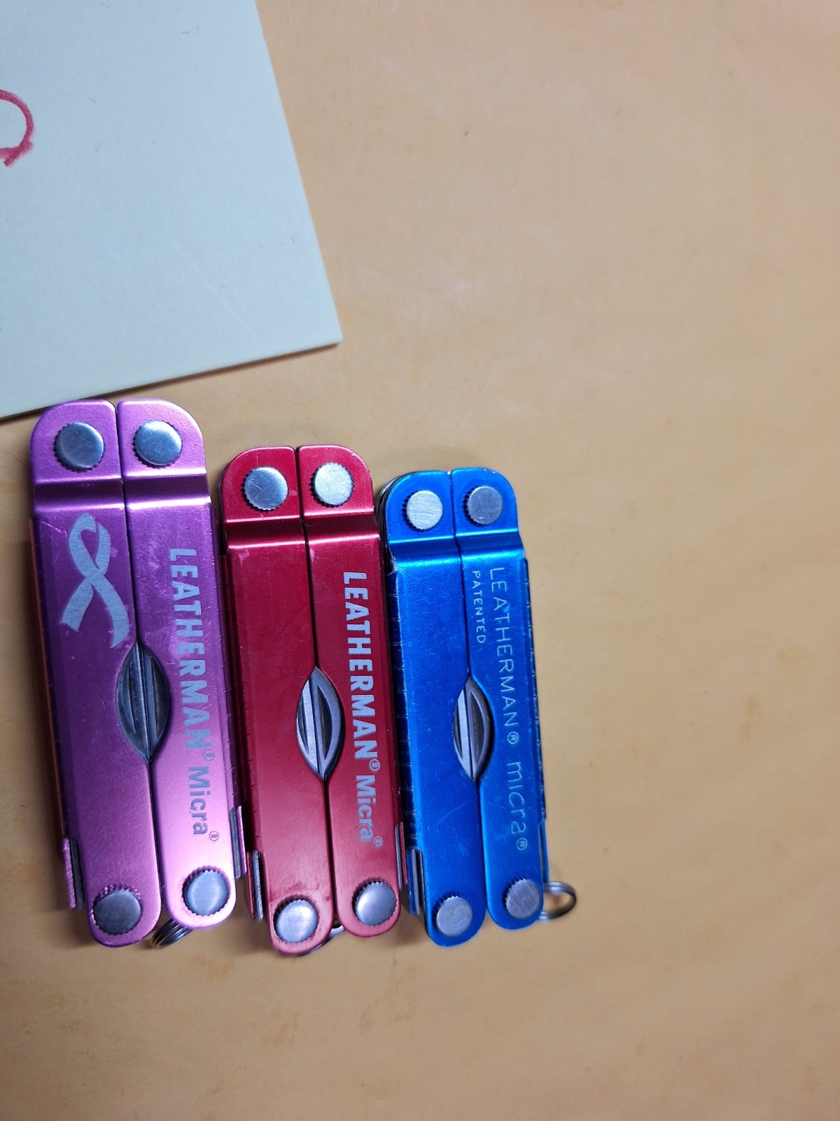 3 Leatherman MICRA Mini Multi Tools AIRPORT CONFISCATION LOT K8