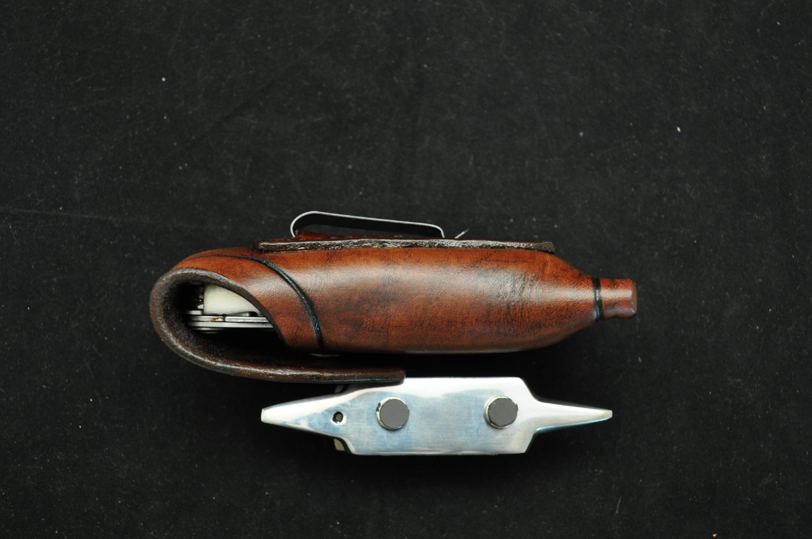 Custom Handmade Sheath With Clip for Leatherman Surge-R. Handed (Sheath Only)