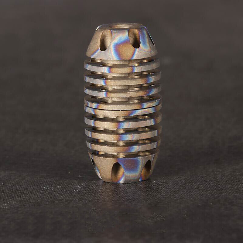 Hot Titanium Alloy Paracord Bead Bracelet Connection Buckle Keyring DIY EDC Bead