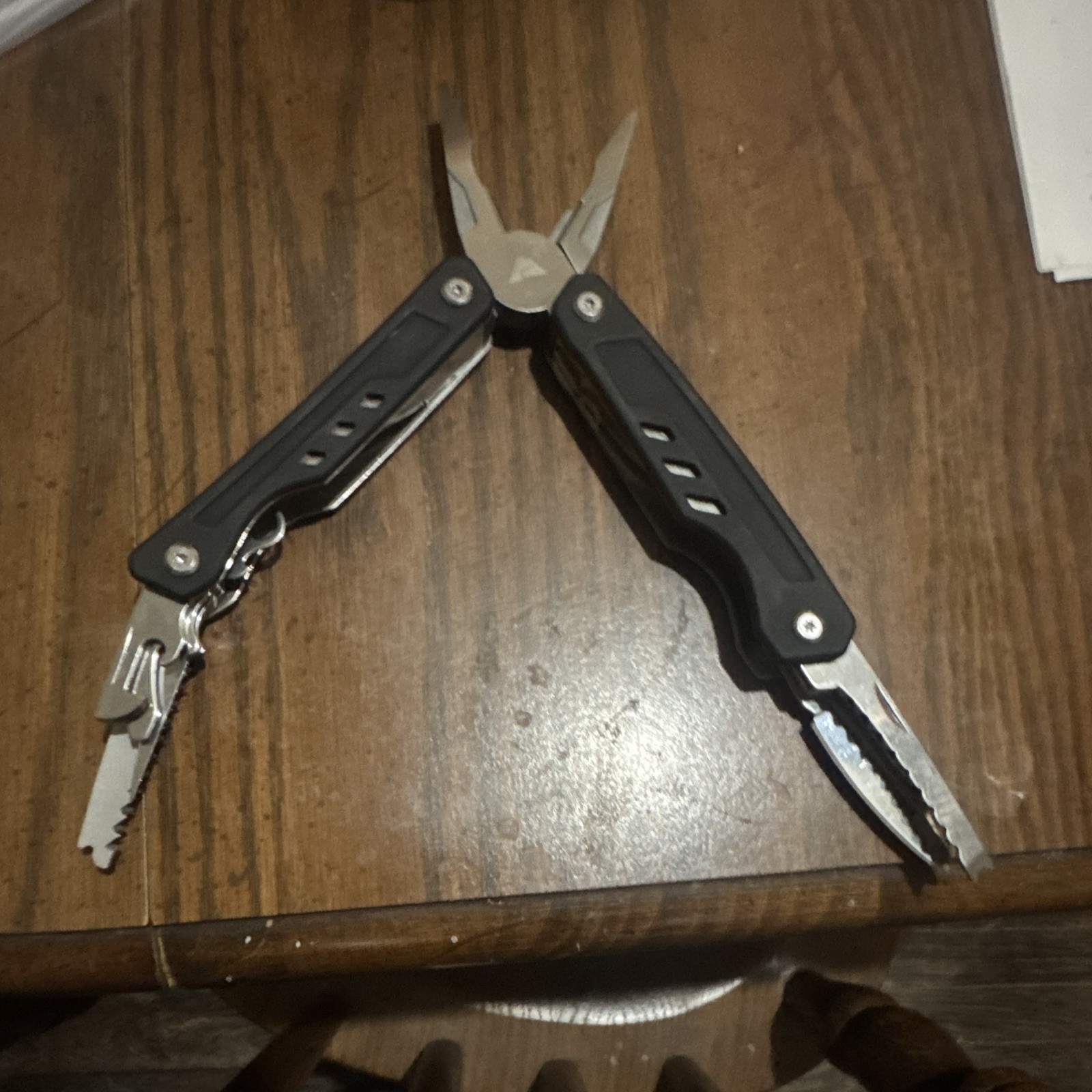 Ozark Trail Multi-Tool Black/Silver Stainless Steel w/ Sheath Plier Knife Saw