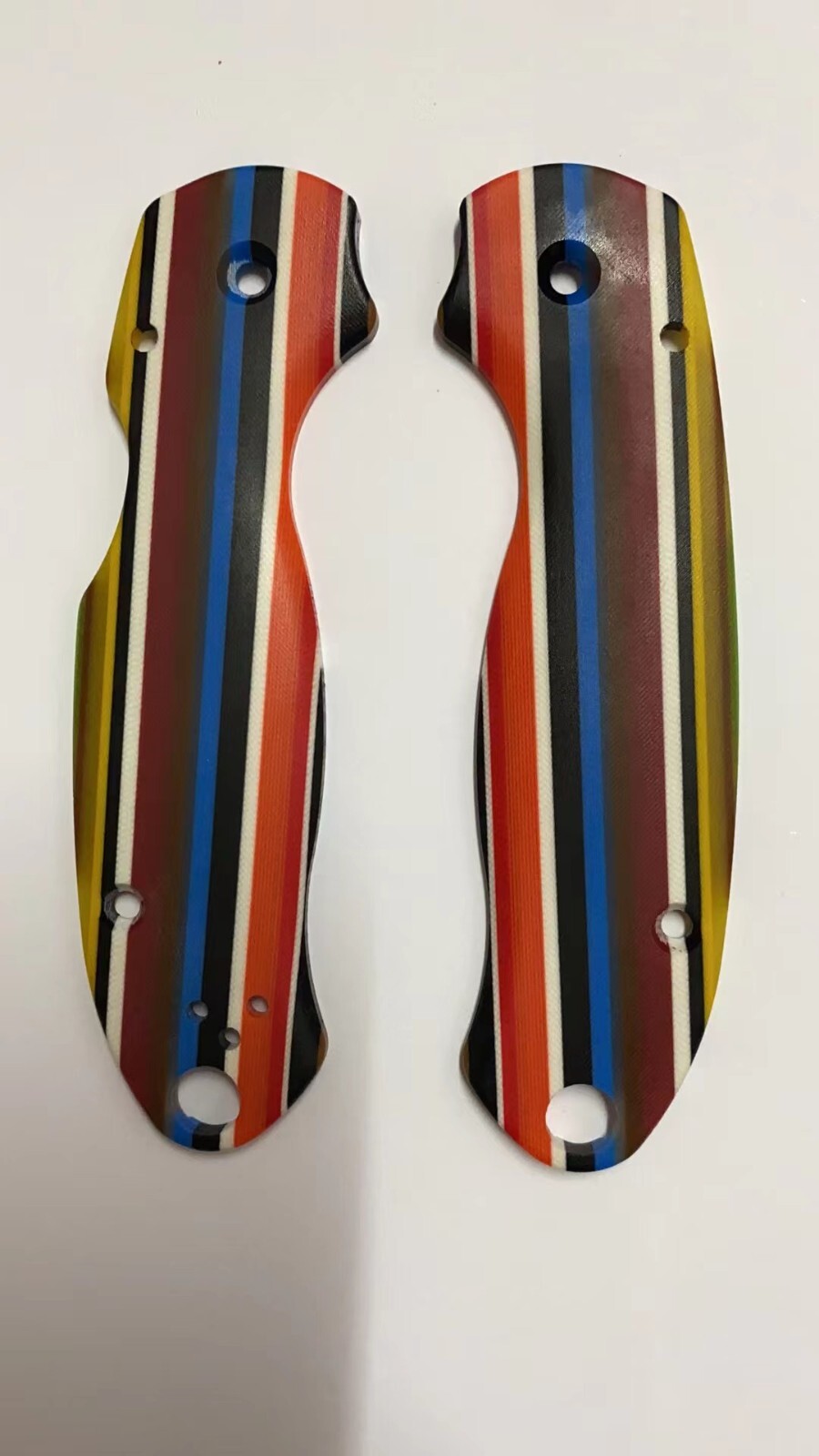 New 1 Pair G10 Grip Kn Handle Scales for Spyderco C223 Para3 Kn