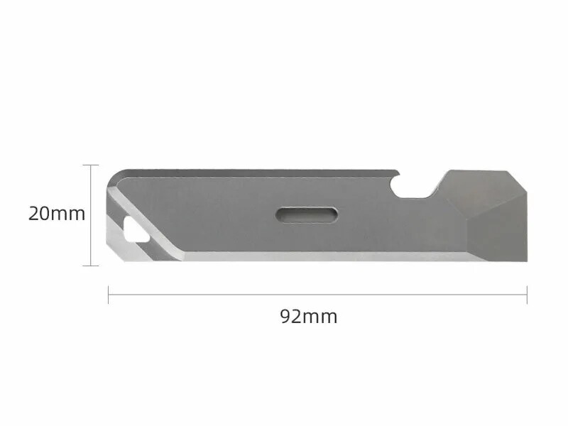 TC4 Titanium Crowbar Pry Bar Underreach EDC Tool Pocket Bottle Opener Pendant