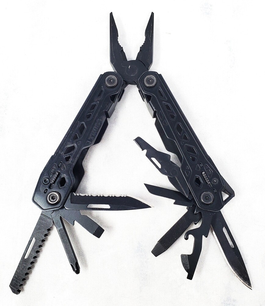 Gerber Gear Truss 17-In-1 Tactical EDC Needle Nose Pliers Multi Tool – All Black