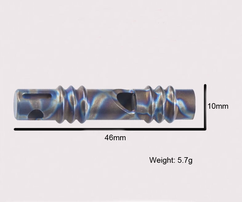 Titanium TC4 Safe Whistle SOS High Frequency Training EDC Outdoor Survival Tool