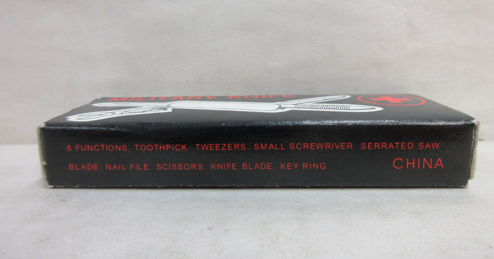 Multi Functional Military Knife Blades Nail File Scissor Tweezers Toothpick