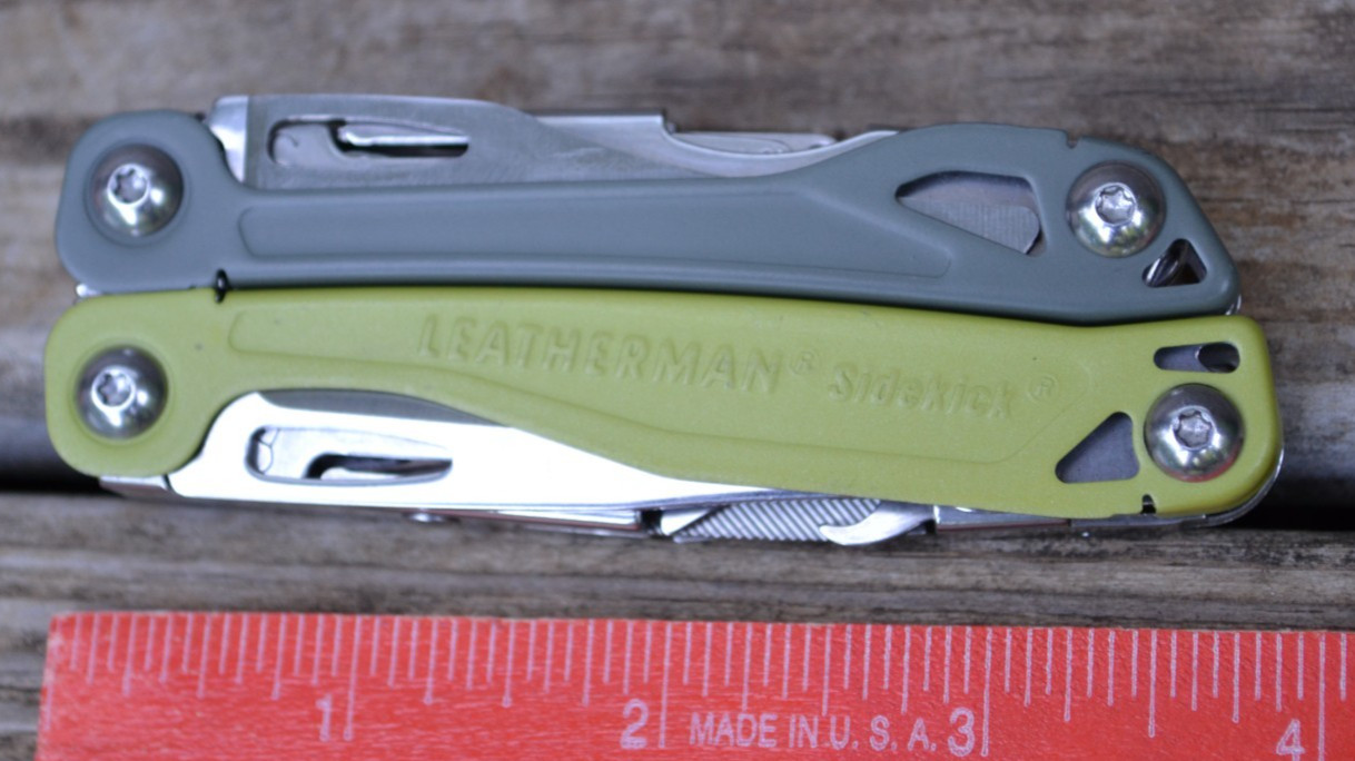 Leatherman SideKick Stainless Steel Green Multi-tool Knife Pocket Clip-New Other