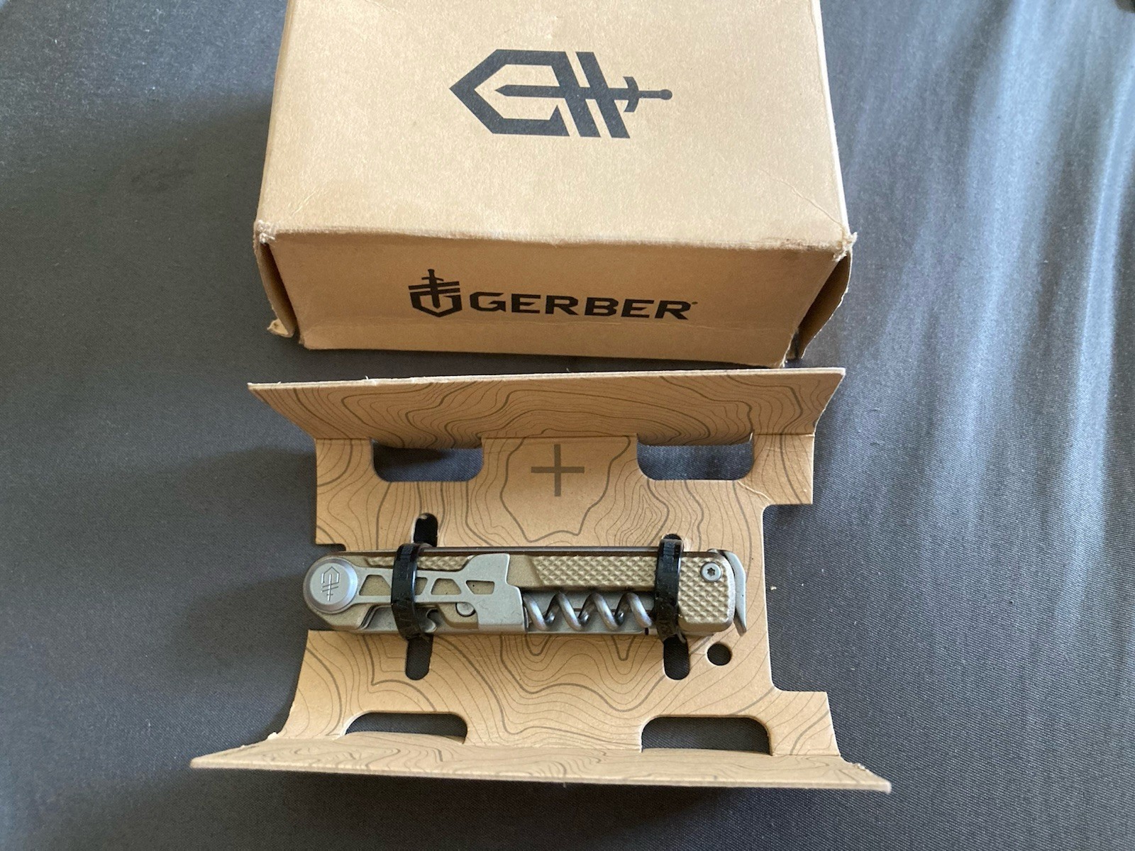 Gerber Armbar Cork Knife Multitool 8971219A. New Open Box. Gold Shimmer Color