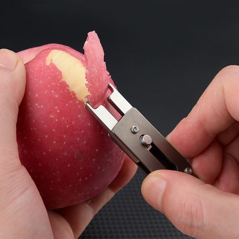 EDC Titanium Alloy Multi Tools Bottle Opener Portable Outdoor Peeler