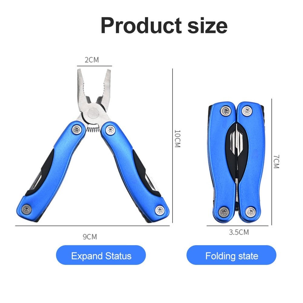 11 in 1 Folding Stainless Steel Multifunctional Pliers, Multi-Function Pliers, MultiT…