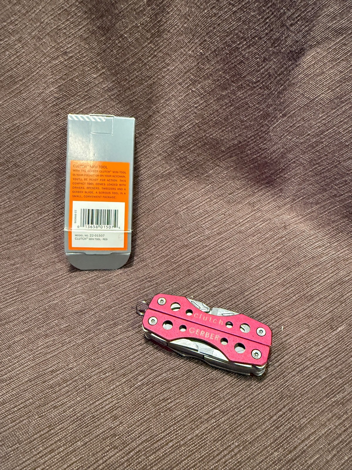 Gerber Clutch Mini Multi-Tool Red 22-01507 NIB Pliers Blade Keychain China