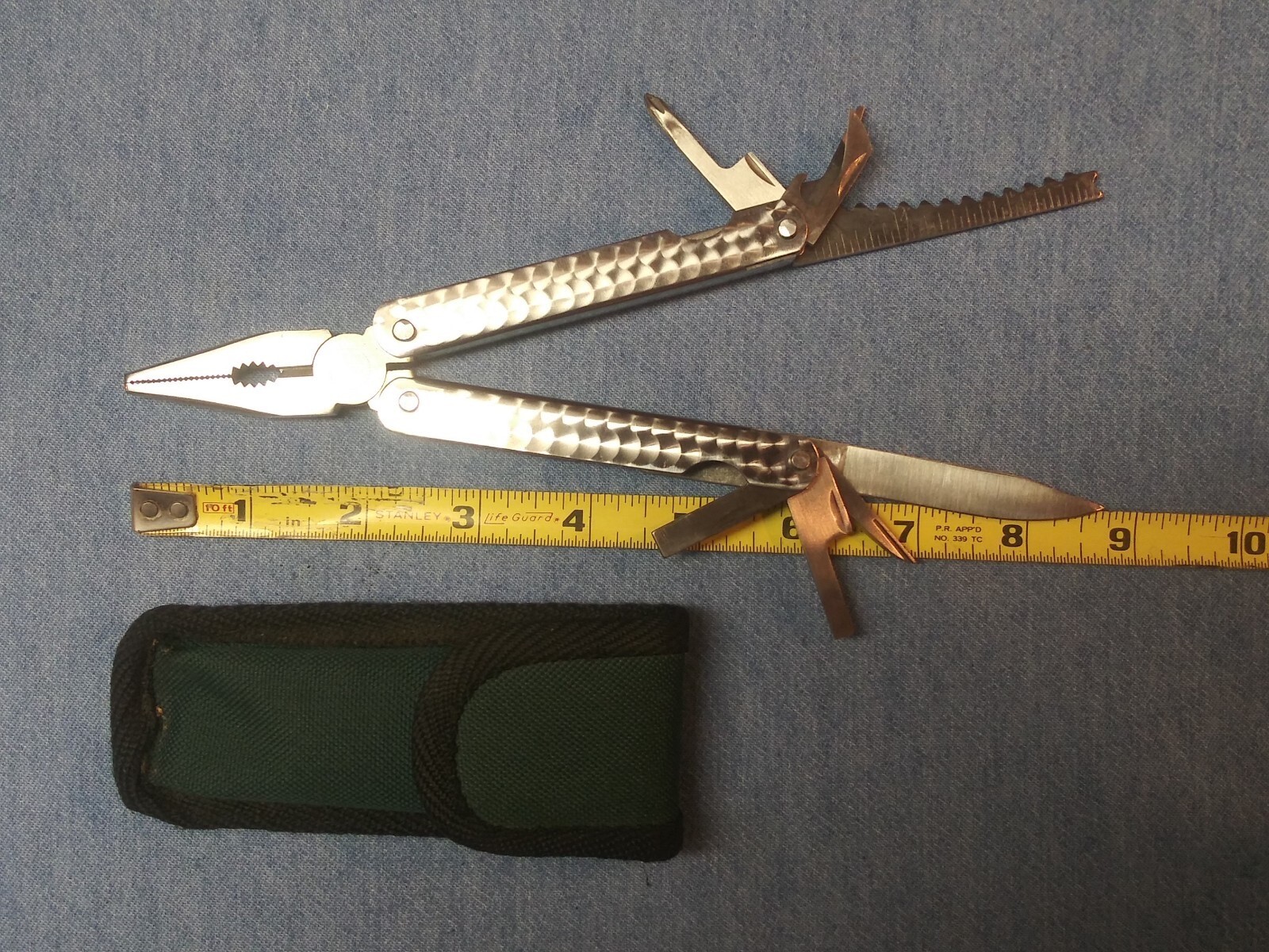 Vintage Great Neck No. 12000 Stainless Steel Utility Multi-Tool Pocket Knife