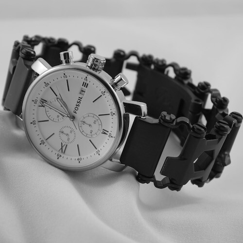 Link- watch adapter ***Compatible LEATHERMAN TREAD / TREAD LT*** Stainless steel