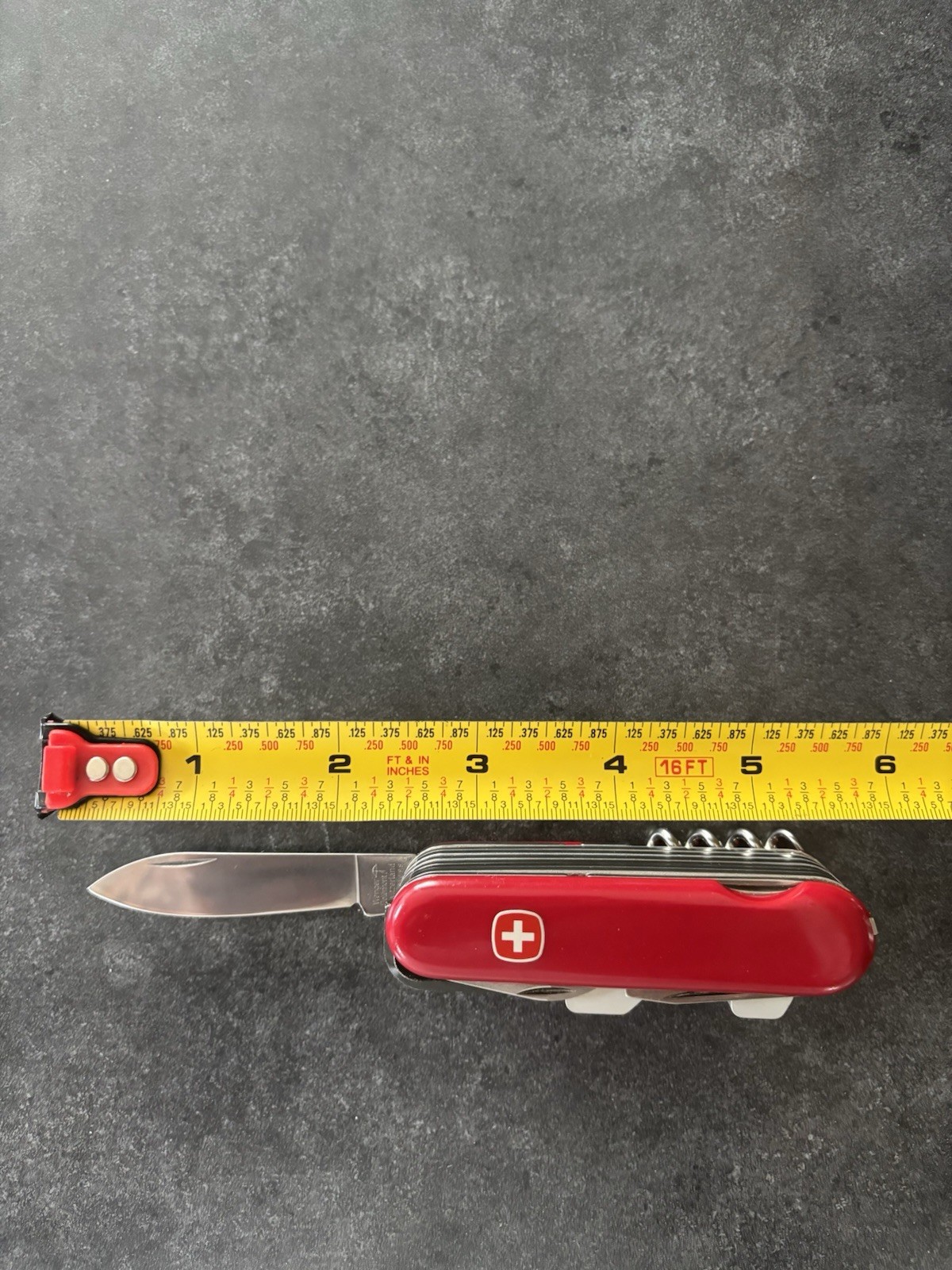 Wenger Red Stainless Bicycle Multi-Tool Knife w/ Pliers Corkscrew Openers