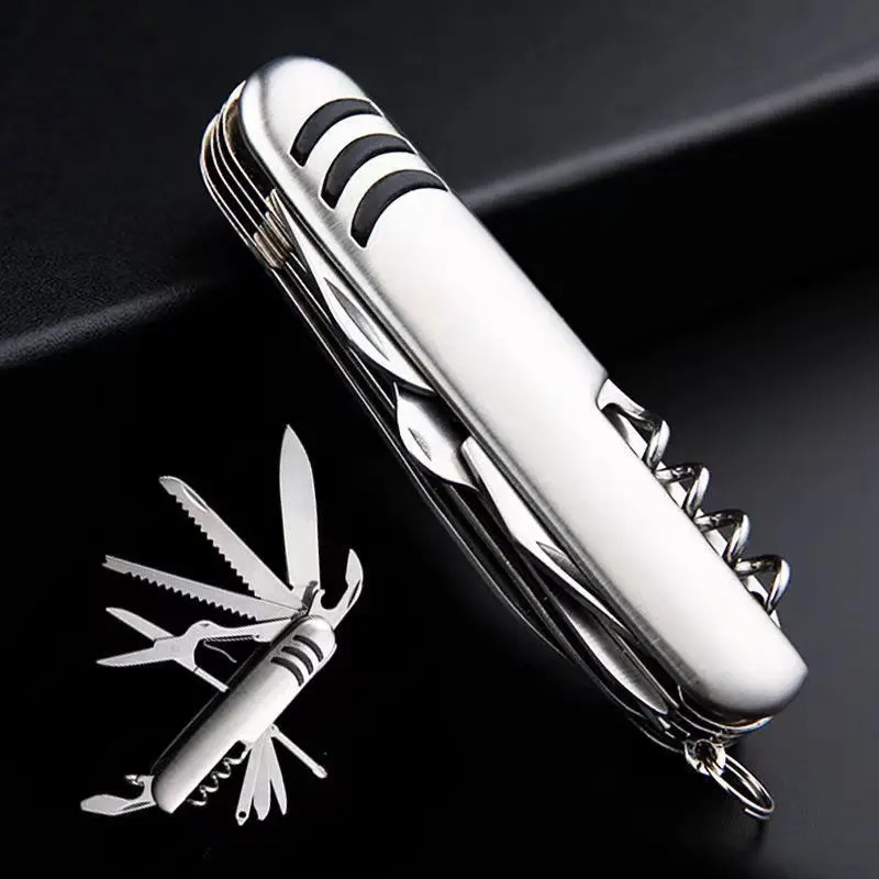 11-in-1 Folding Knife, Portable Pocket Knife, Multifunctional Emergency Tool