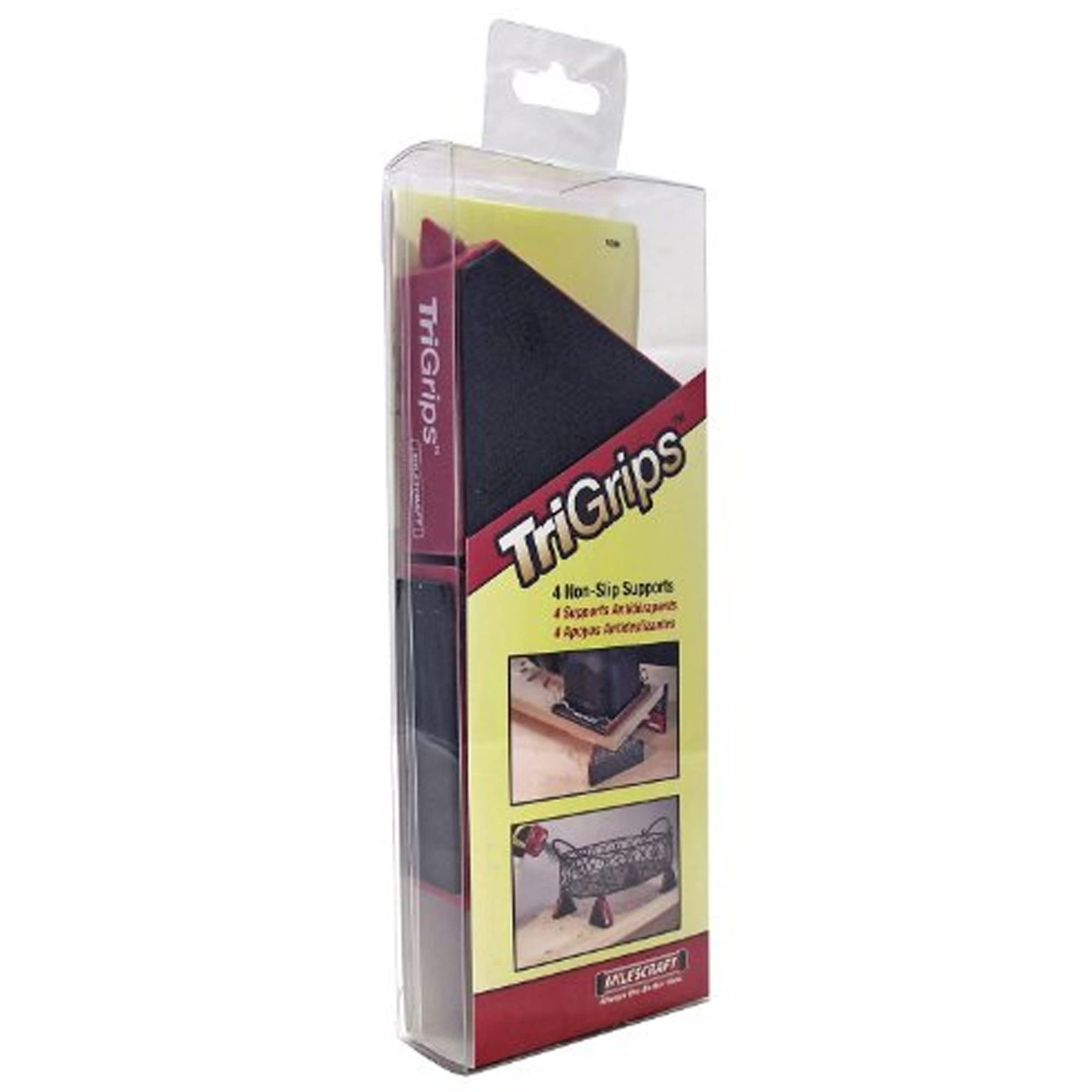 Milescraft 1600 TriGrips – Triangle Cookie Work Grippers, for Red