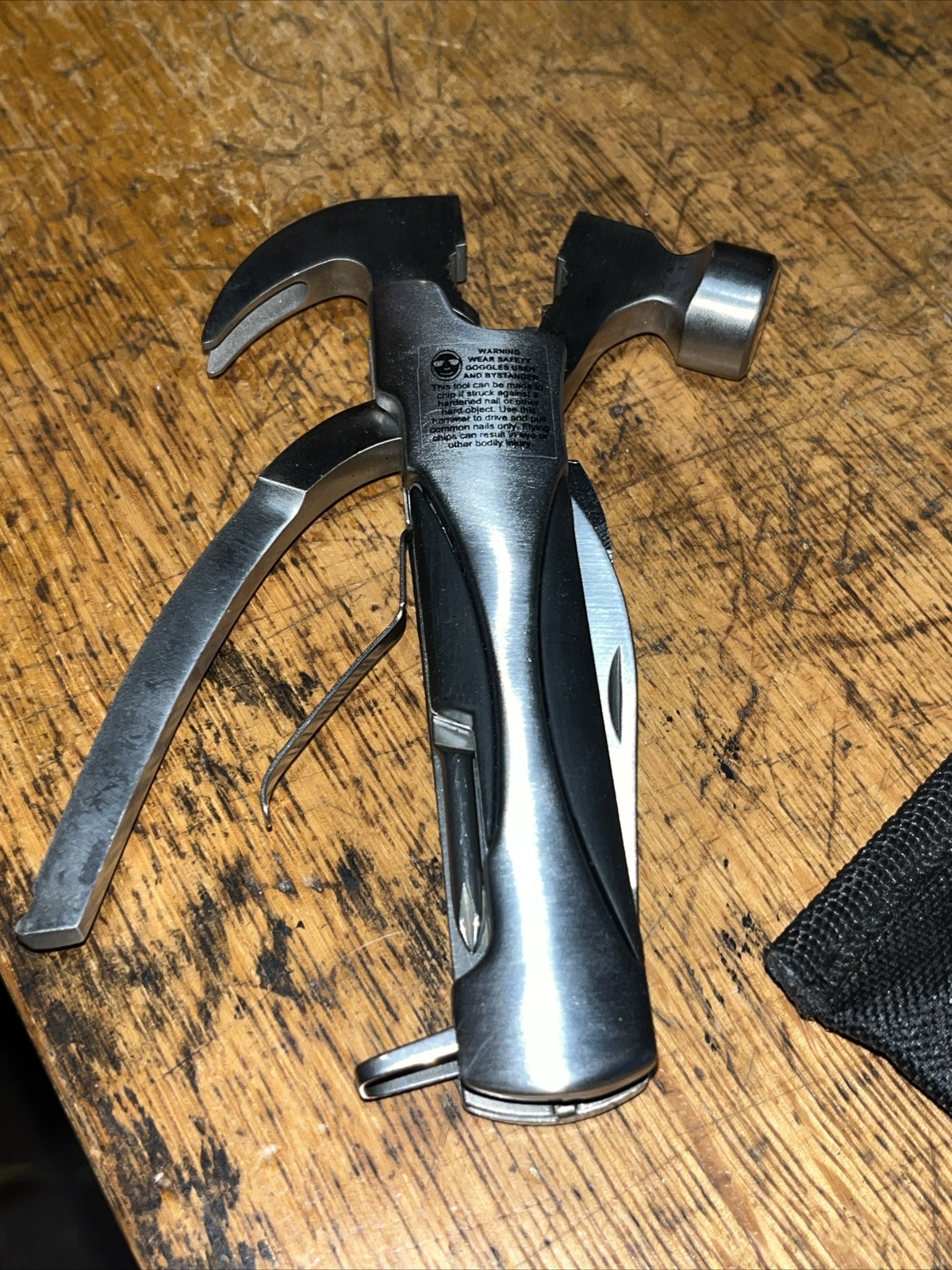 Multifunctional Pliers Multitool Claw Hammer Stainless Steel Tool With Nylon She