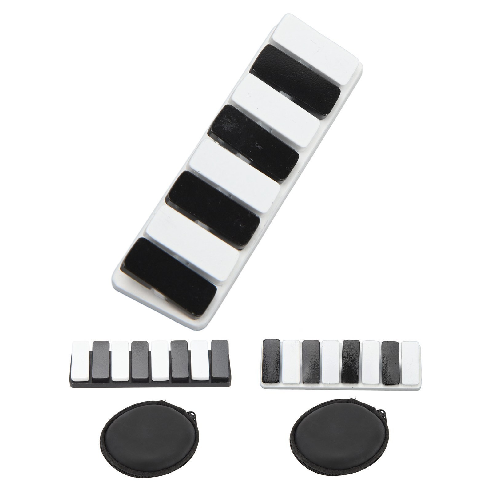 Piano Key Haptic Clicker Toy Zinc Alloy Adult Office Portable ADHD Slider