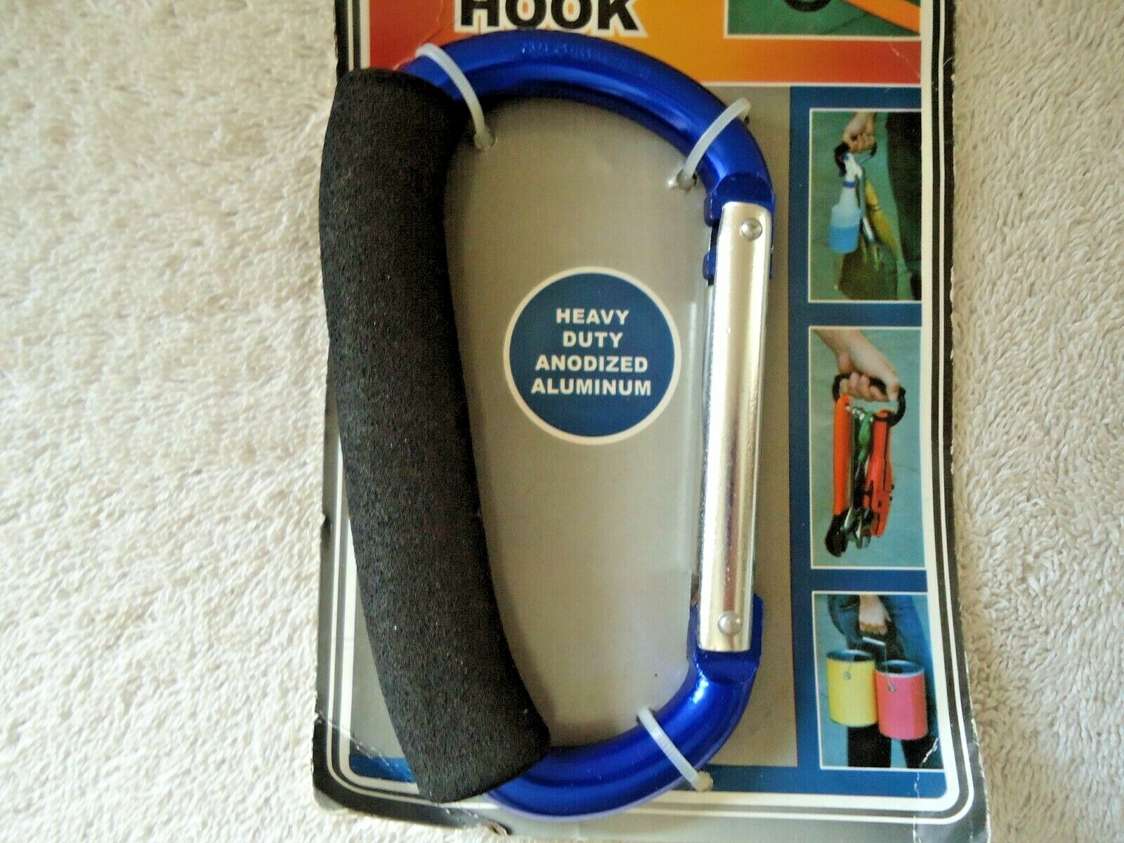 ” NOC ” Heavy Duty Anodized Aluminum Jumbo Multi Use Hook ” GREAT MULTI USE ITEM