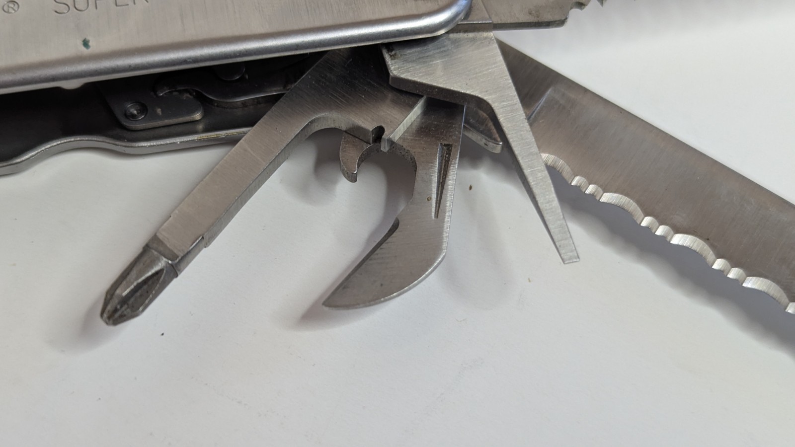 Leatherman Retired SUPER TOOL 200 Multi-Tool Stainless Date Stamp ~ 04/2003~EUC!