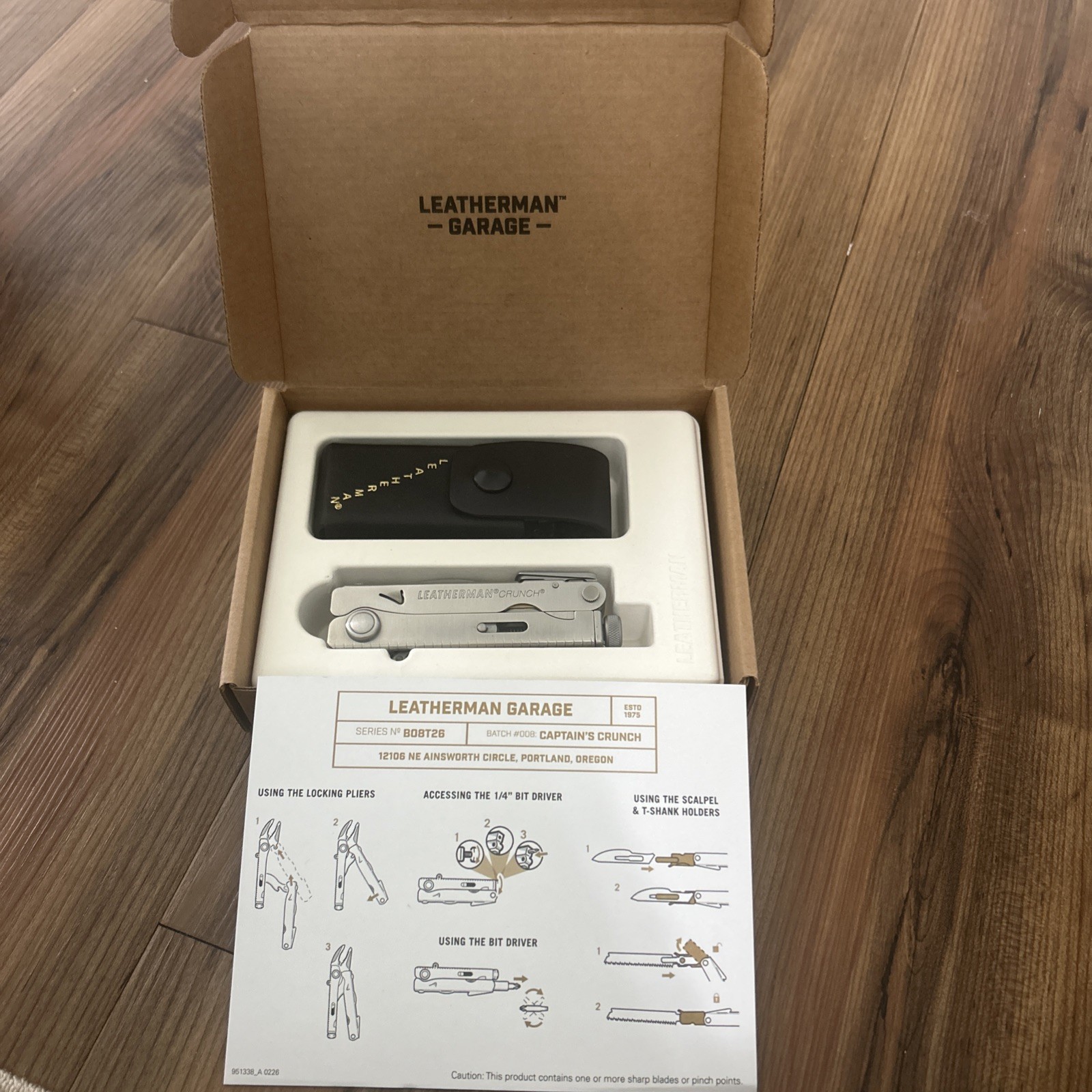 -NEW & IN HAND- Leatherman Garage Batch #008 Captain’s Crunch Limited Edition