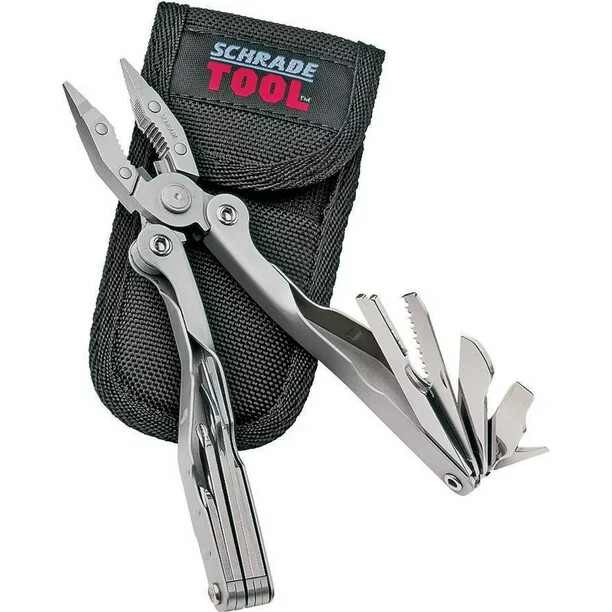 Schrade Tough Tool Black 12-in-1 Pocket Multi Tool w/ Nylon Sheath ST1N