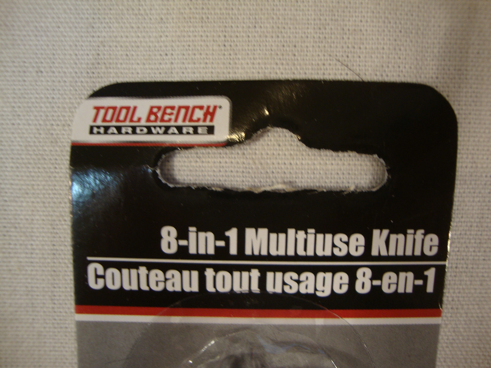 Tool Bench Hardware 8-In-1 Multiuse knife tool Can Opener Scissors Screwdriver