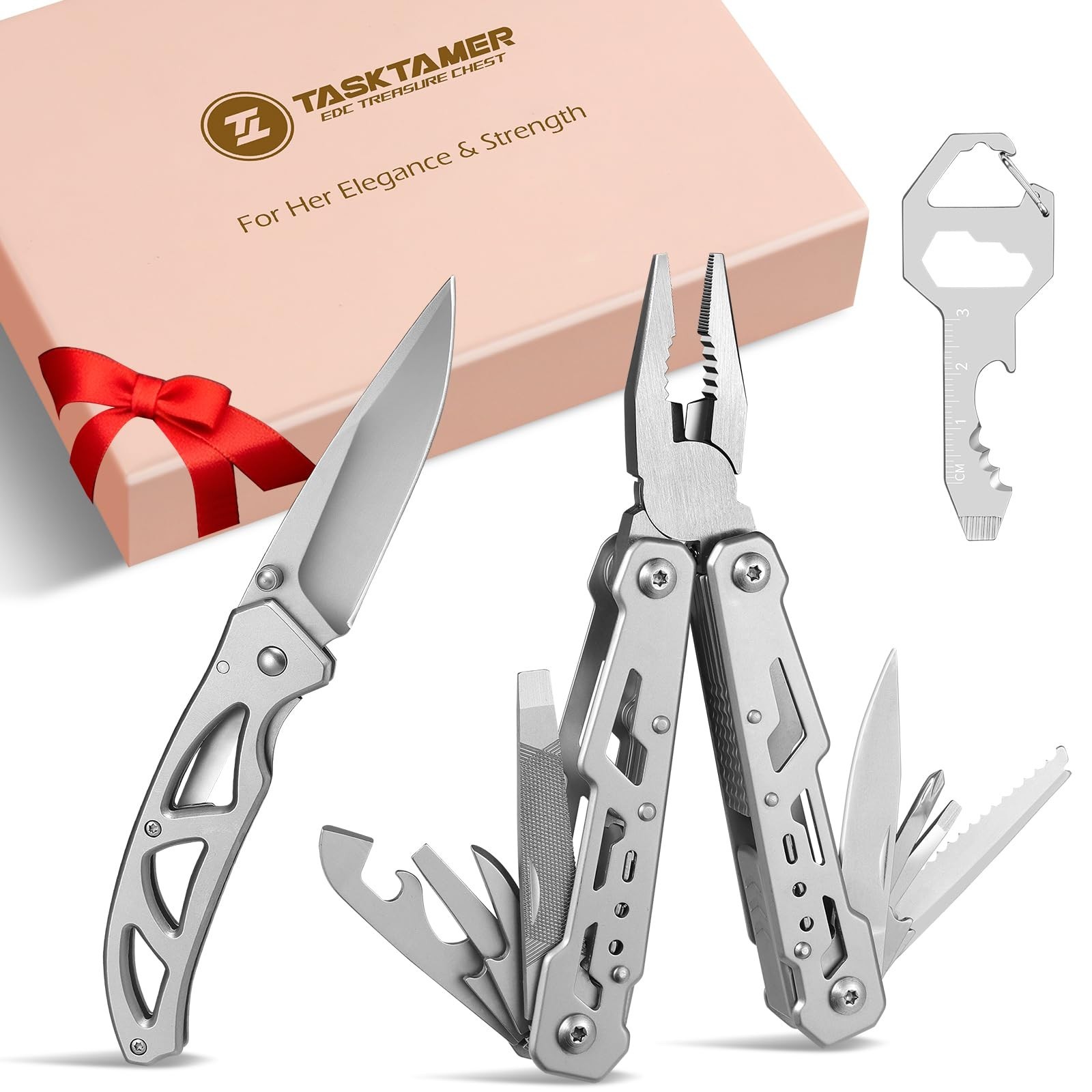 Multi-Tool Gift Set for Women – Pliers & Pocket Knife, Perfect for Birthdays, Mo