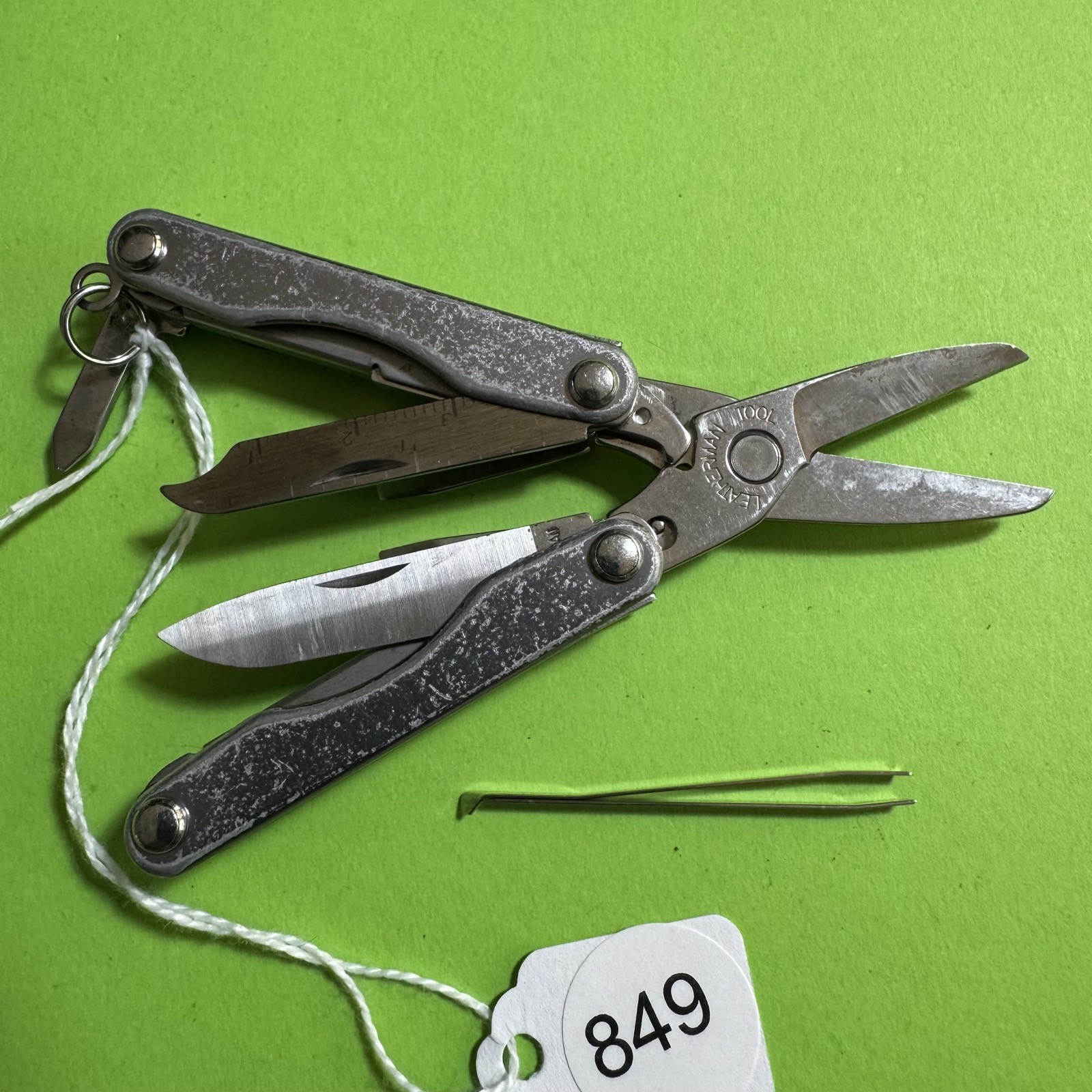 Leatherman Squirt S4 Multi-Tool Scissor Pocket Knife EDC Grey Stainless #849