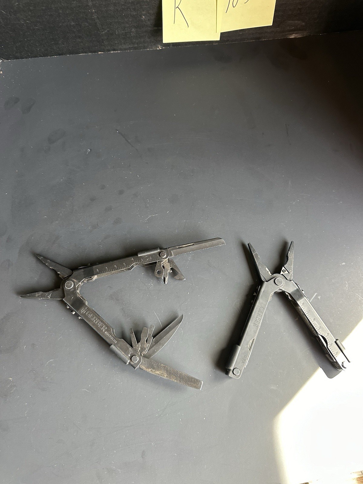 Lot of 2 Gerber Multi-Plier Multi Tools Black Folding Pliers USA