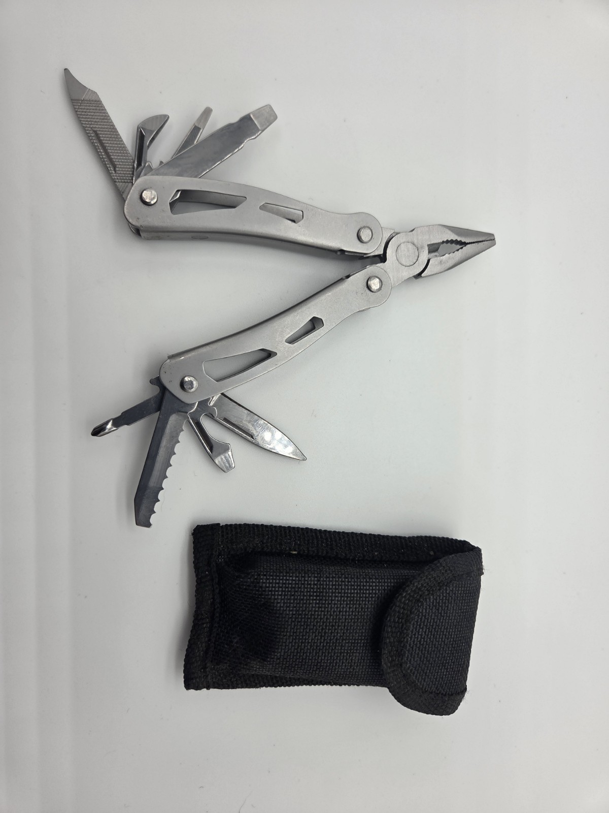 Ozark Trail Multi Tool with Sheath Utility Tool & Pouch Camping Hunting