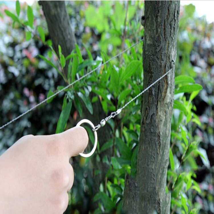 Survival Wire Saw Stainless Steel Portable Tool Camping Hiking Outdoor Quality