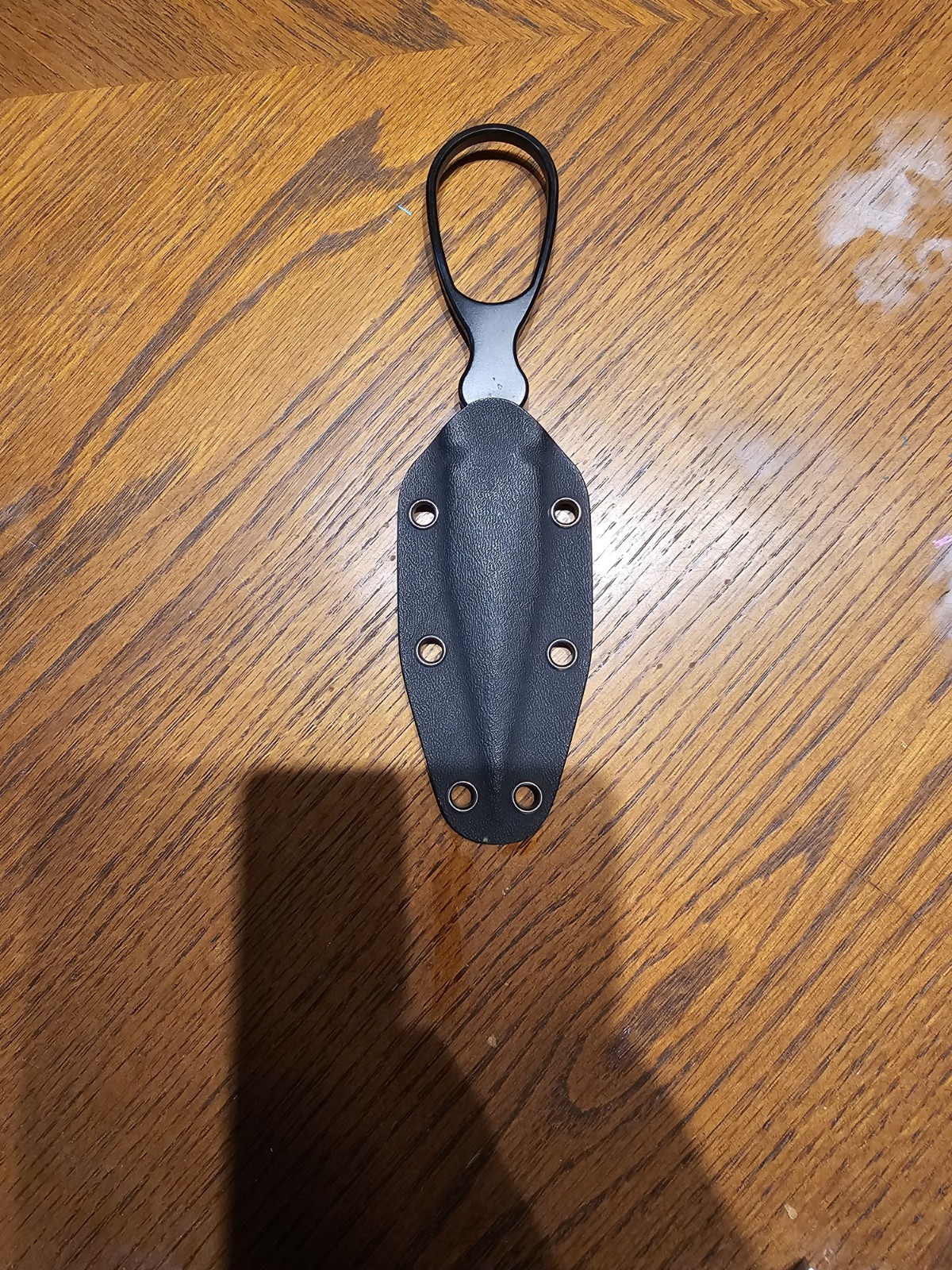 Skallywag D2 DAGGER Fixed Blade Knife Stainless Spear Point 5in+ Black w/ Sheath