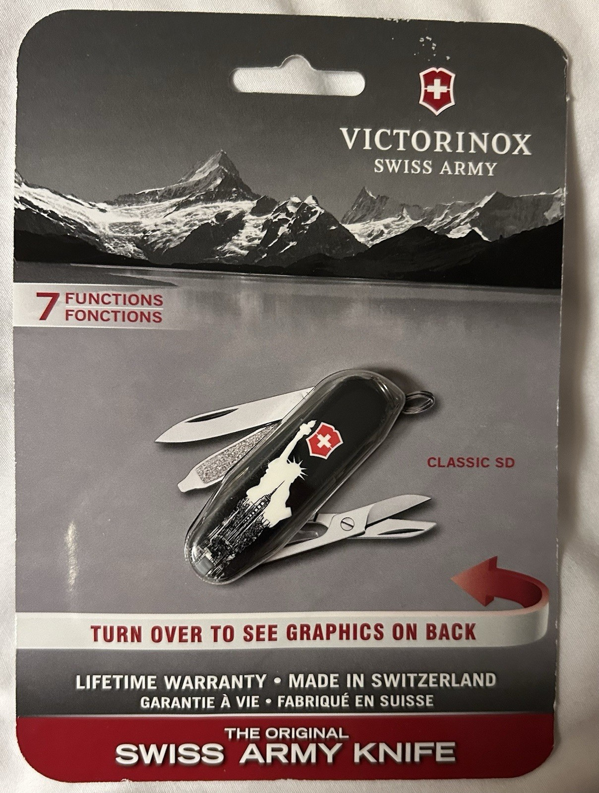 Victorinox Classic SD 7-Tool Swiss Army Knife Classic New York Black
