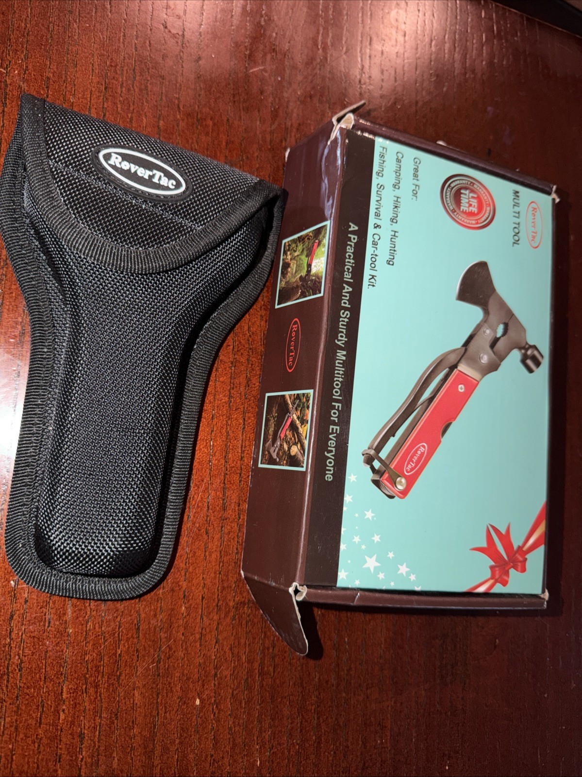 RoverTac Multitool Camping Tool Survival Gear Handy Gifts for Men Women NIB