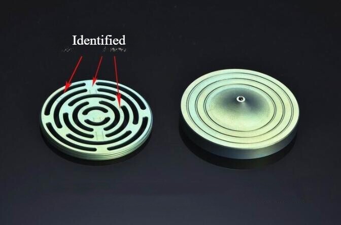 Titanium Alloy Maze Spinning Top Coin Hand Spinner Anti Stress EDC Fidget Toy