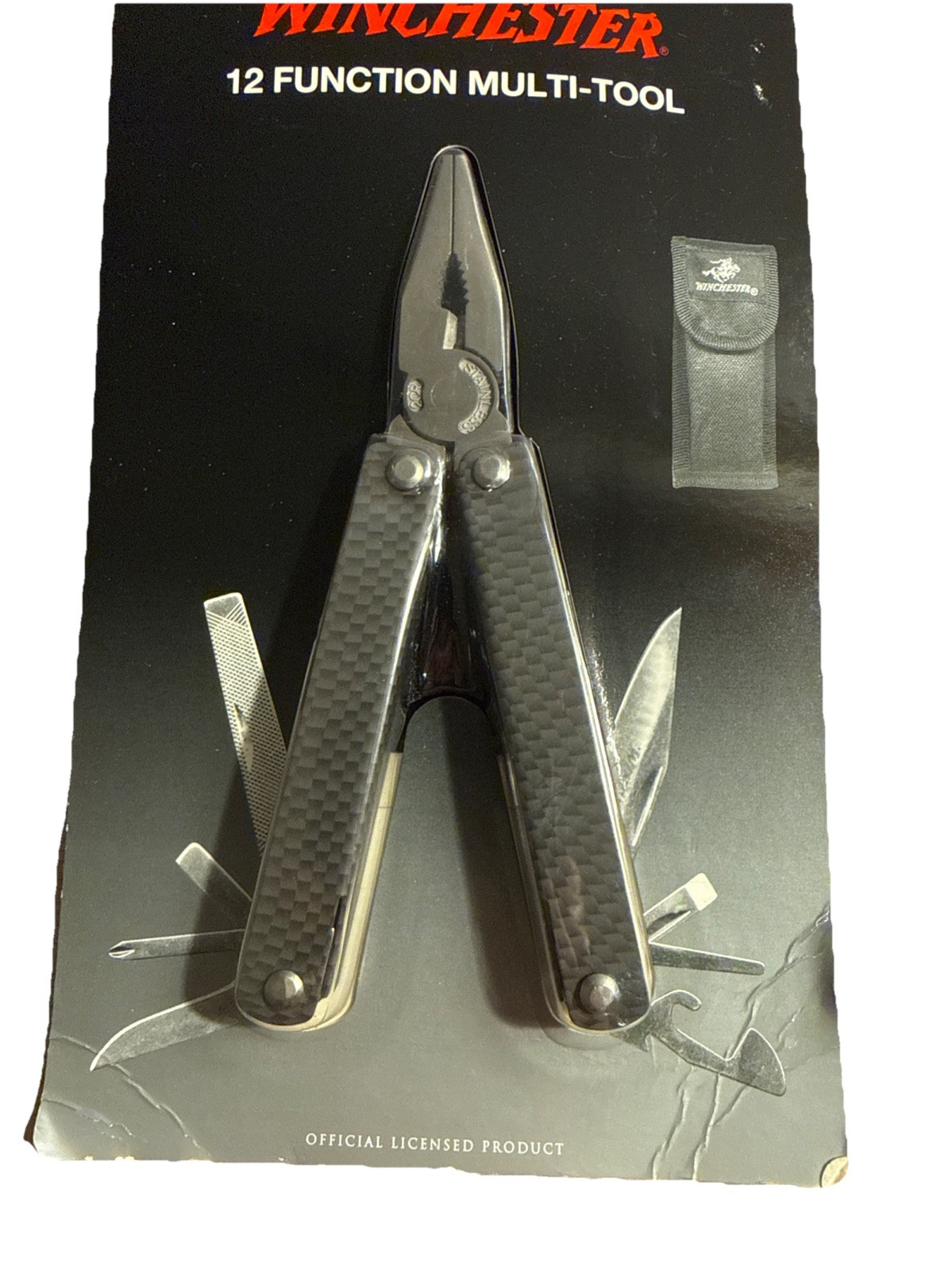 Winchester 12-Function Multi-Tool – Carbon Fiber Inlay – NIB (2012 Edition)