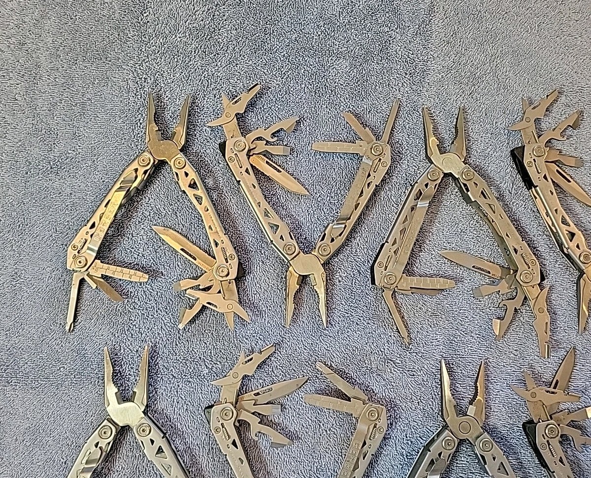 Gerber Suspension NXT Multi Tools – LOT OF 12 – Pliers, Scissors, Knife, File