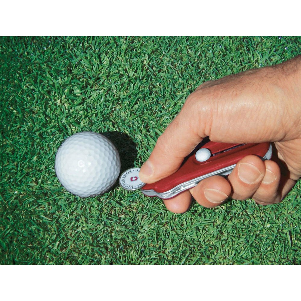 Victorinox Swiss Army Knife Sport Golf Tool Marker Divot Repair – Red